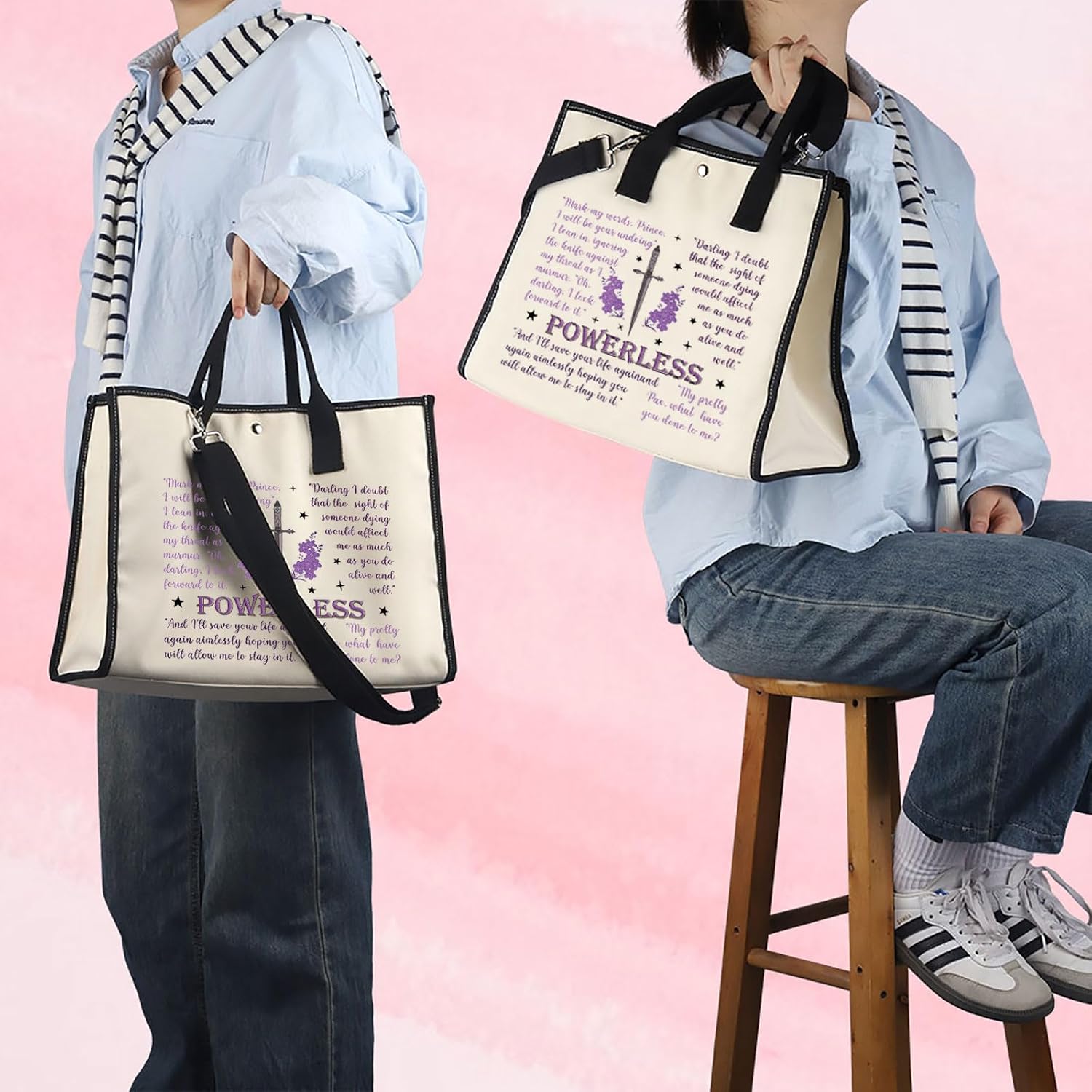Thumbnail 4 de Powerless Tote Bag – Gift Edition for Book Lovers