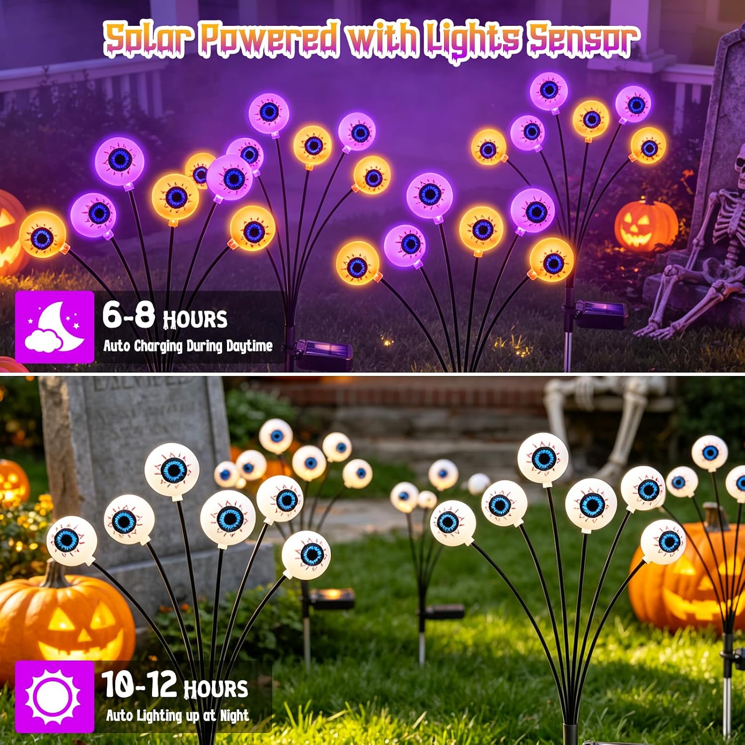 Detalle 2 de Halloween Solar Garden Lights 4-Pack