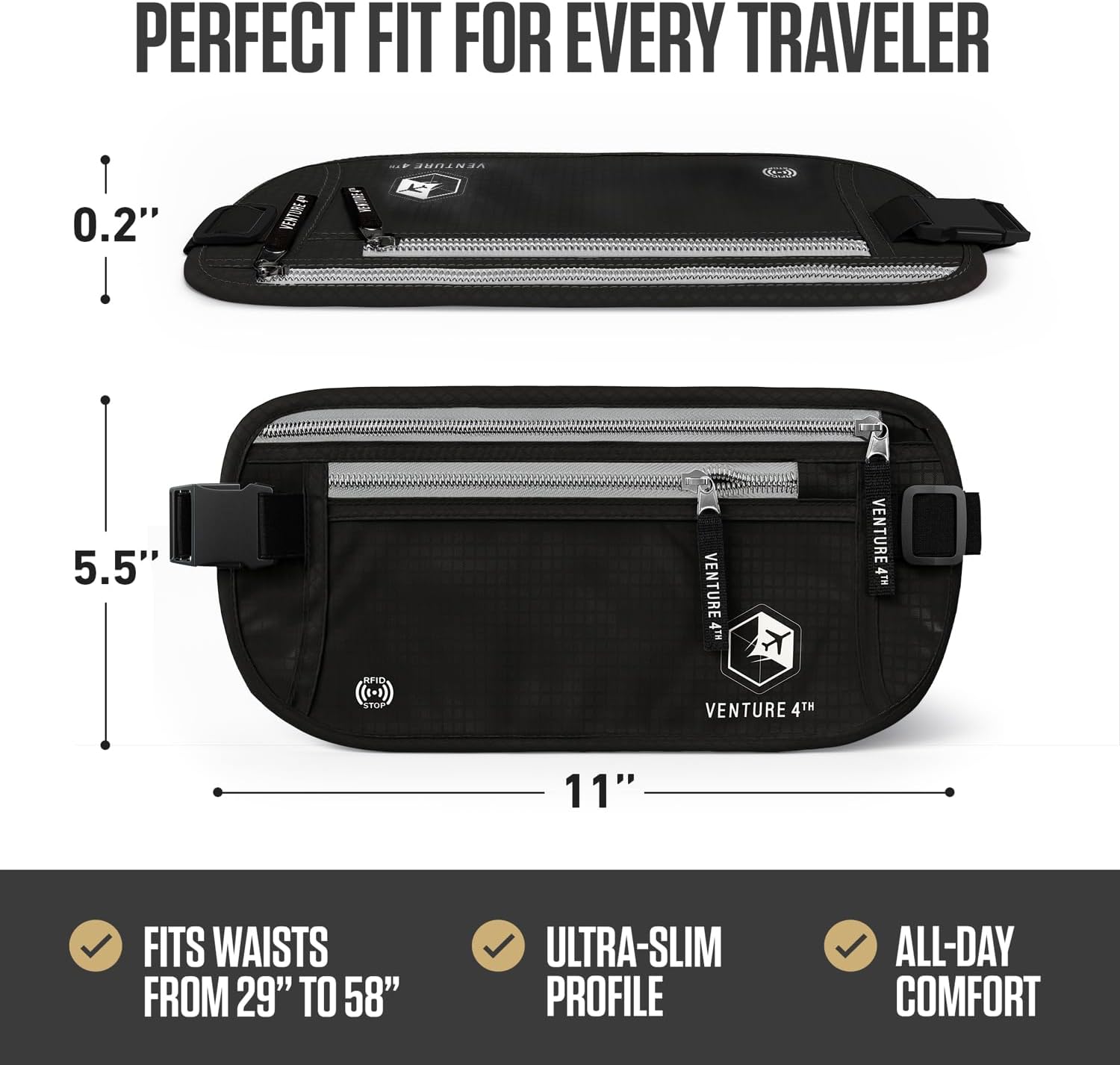 Thumbnail 2 de VENTURE 4TH Money Belt 56 in 👝