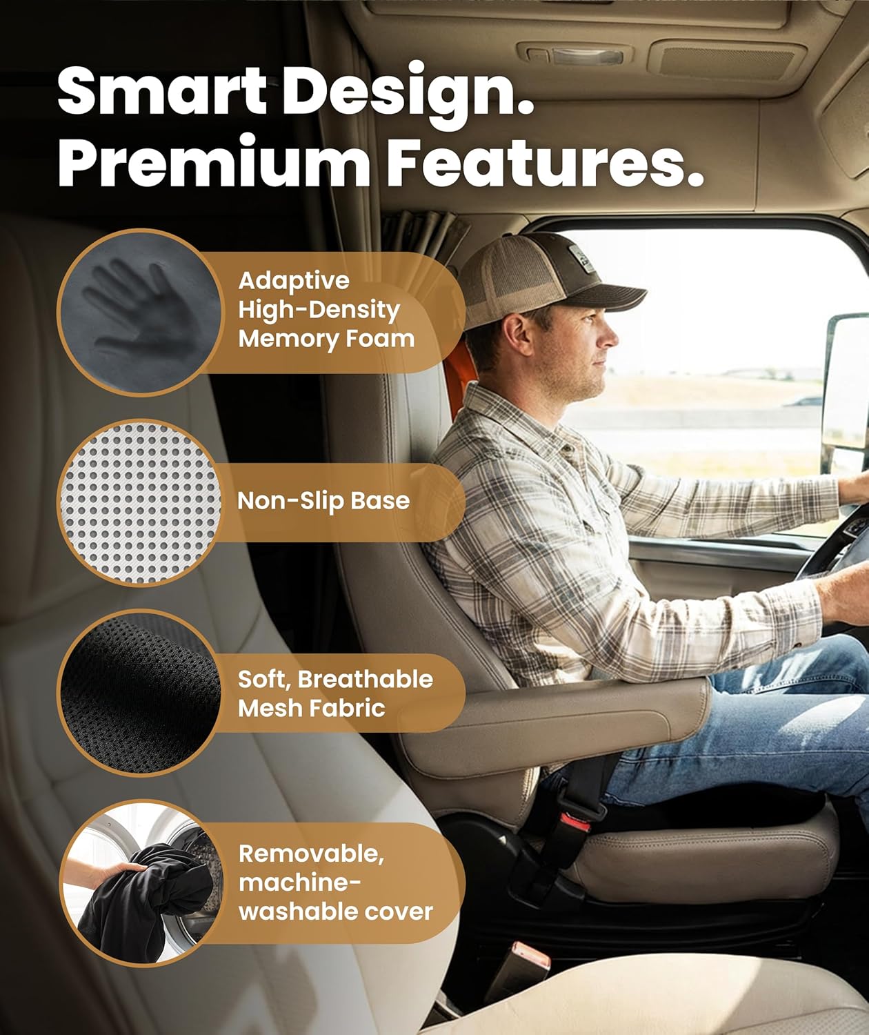 Thumbnail 3 de Everlasting Comfort Car Seat Cushion for Driving