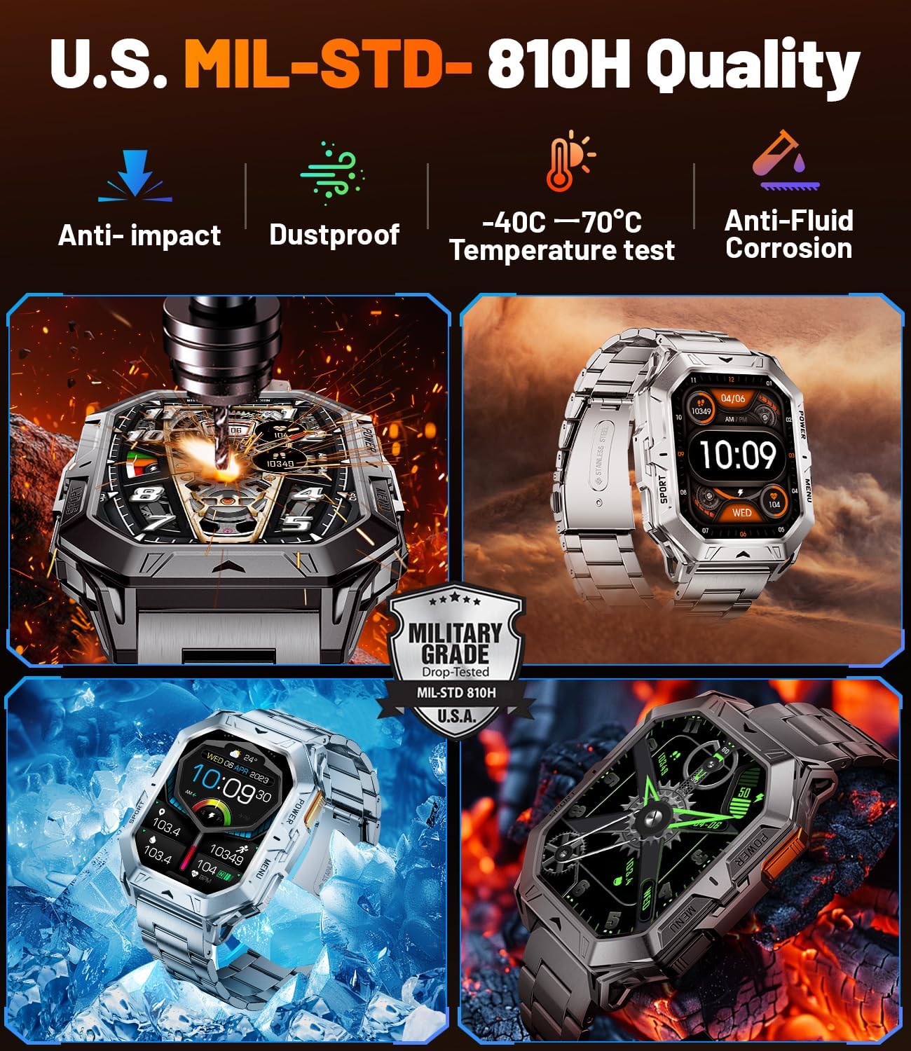 Thumbnail 3 de FEELNEVER Smart Watch 1000mAh