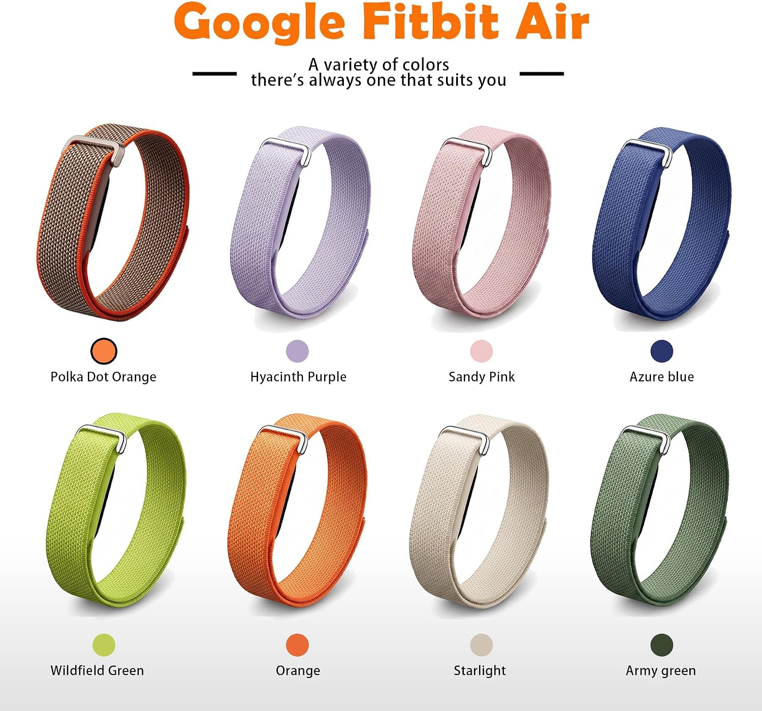Thumbnail 5 de Nylon Band Compatible with BAND Air, Woven and Micro-Adjustable