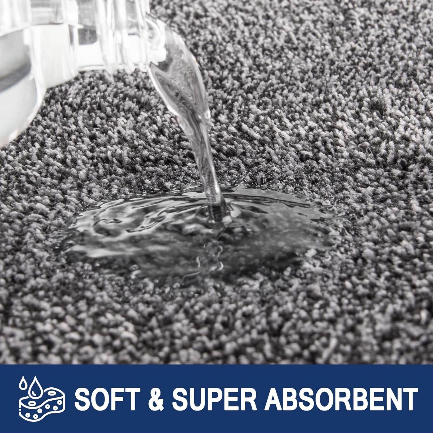 Thumbnail 3 de FCSDETAIL Schmutzfangmatte Innen 80 x 120 cm – rutschfest, maschinenwaschbar und wasserabsorbierend