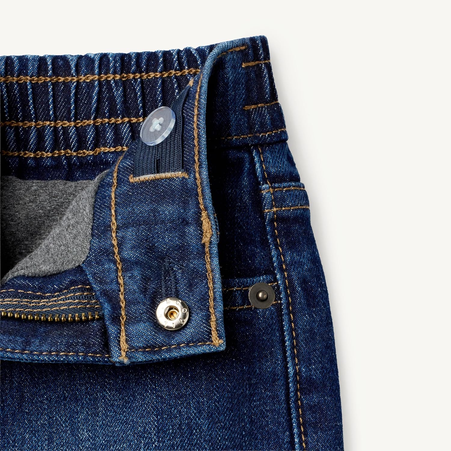Detalle de Amazon Essentials Girl's Toddler & Girls' Medium Stretch Regular-Fit Denim Skort
