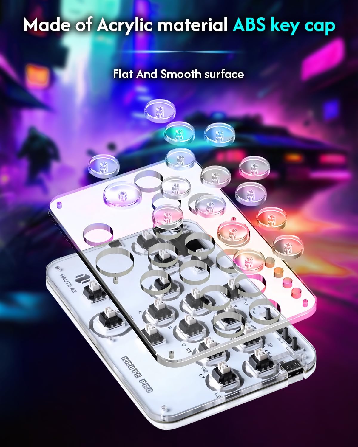 Thumbnail 2 de Sehawei Haute42 Arcade Stick 16Keys All-Button with Custom RGB & Turbo – Street Fighter style controller
