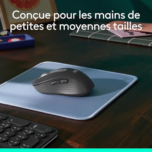 Detalle de Logitech Signature M650 Souris Sans Fil — Confort et précision pour petites et moyennes mains
