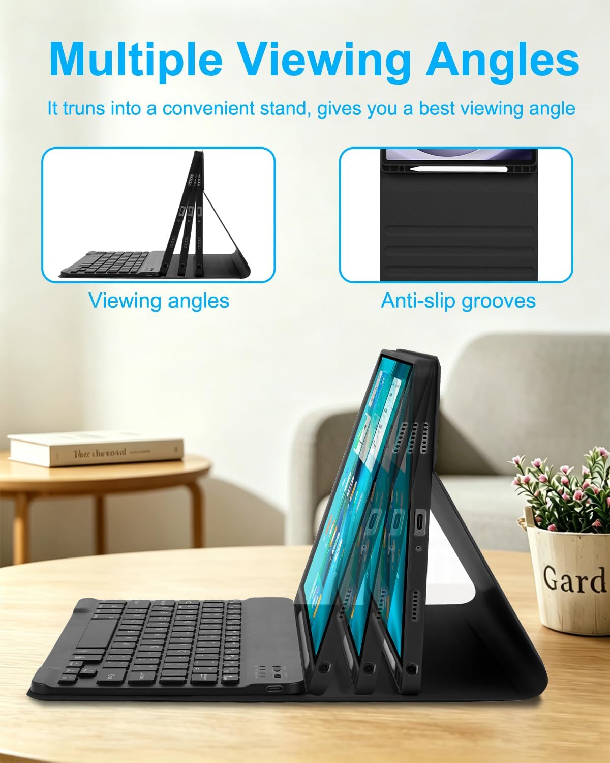 Thumbnail 3 de EAMPANG Keyboard Case for Samsung A11+