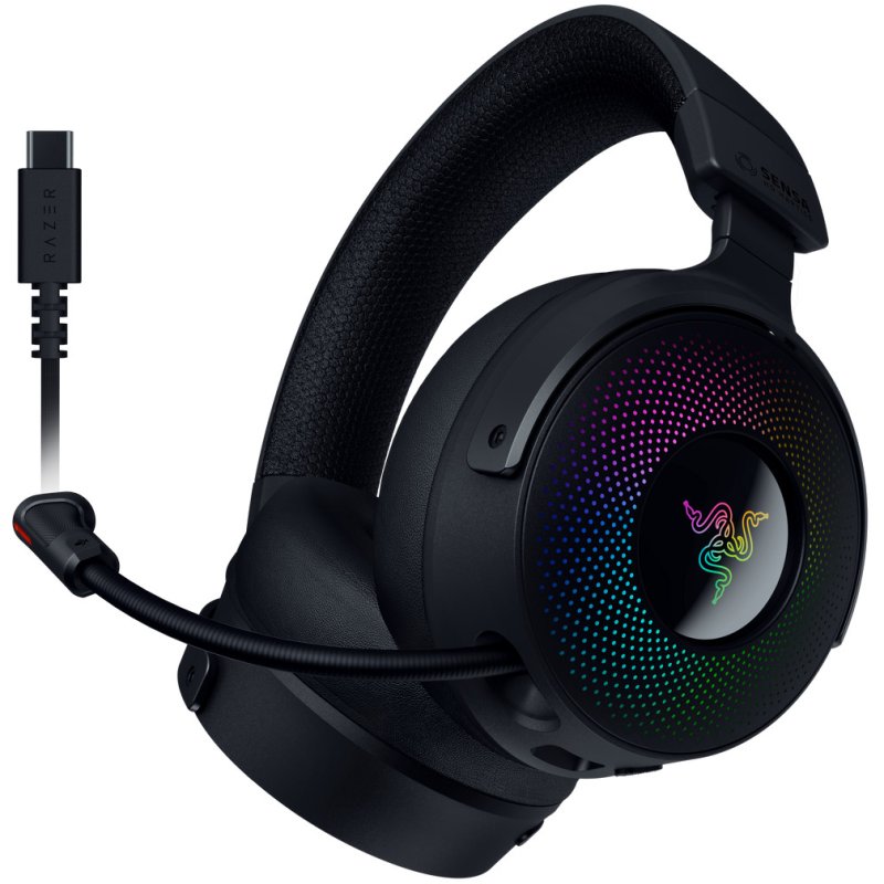 Detalle 2 de Razer Kraken V4 Pro Auriculares Gaming RGB inalámbricos