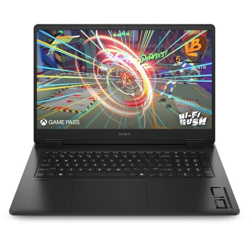 Detalle de HP OMEN 17-db1001ns: potencia gaming y creatividad en un 17,3 pulgadas con IA
