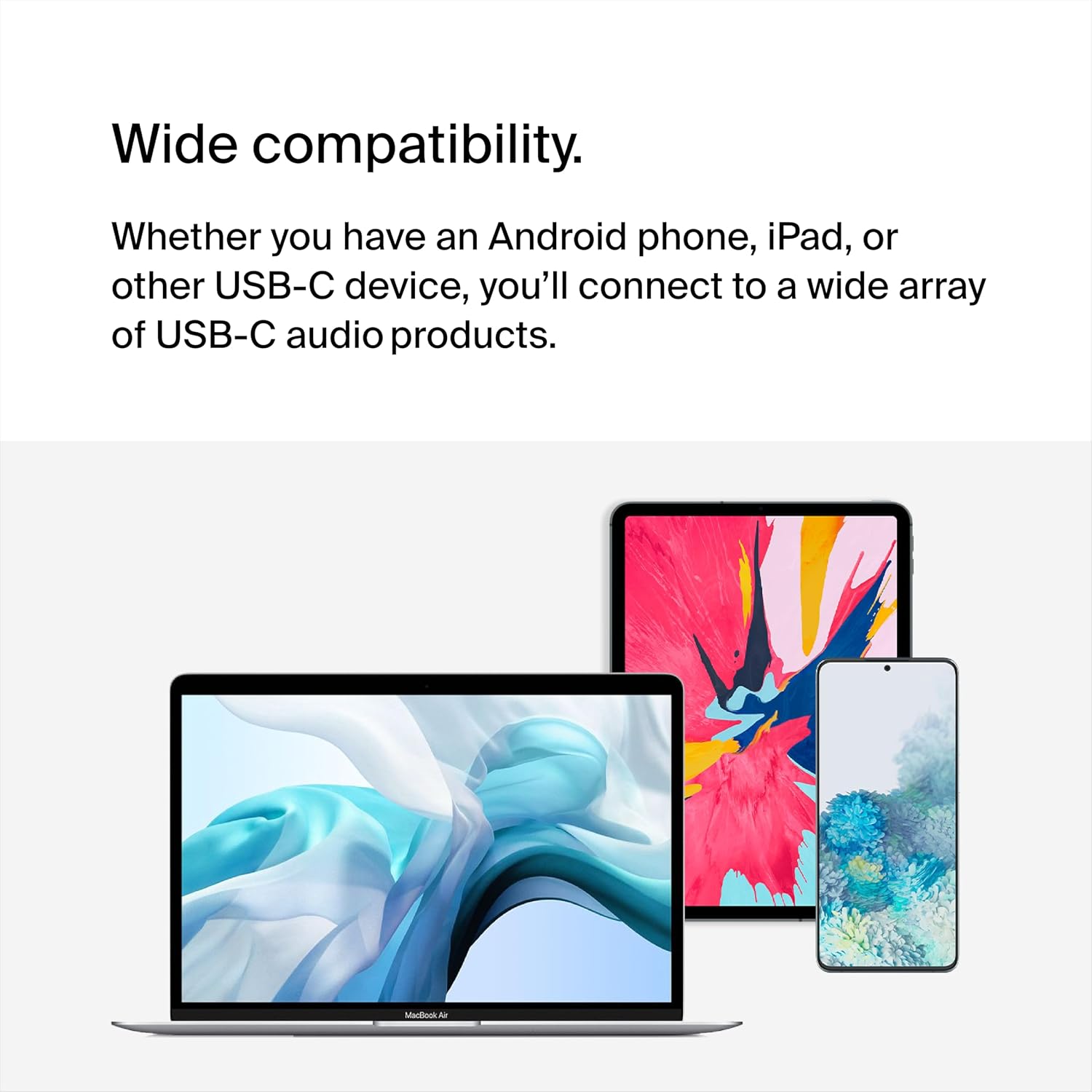 Detalle 2 de Belkin F7U081btBLK USB-Cオーディオ・充電アダプター 2ポート・最大60W対応