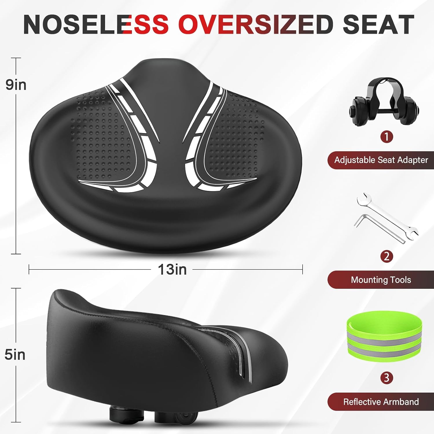 Detalle de Bluewind Bike Seat with Microfiber Leather