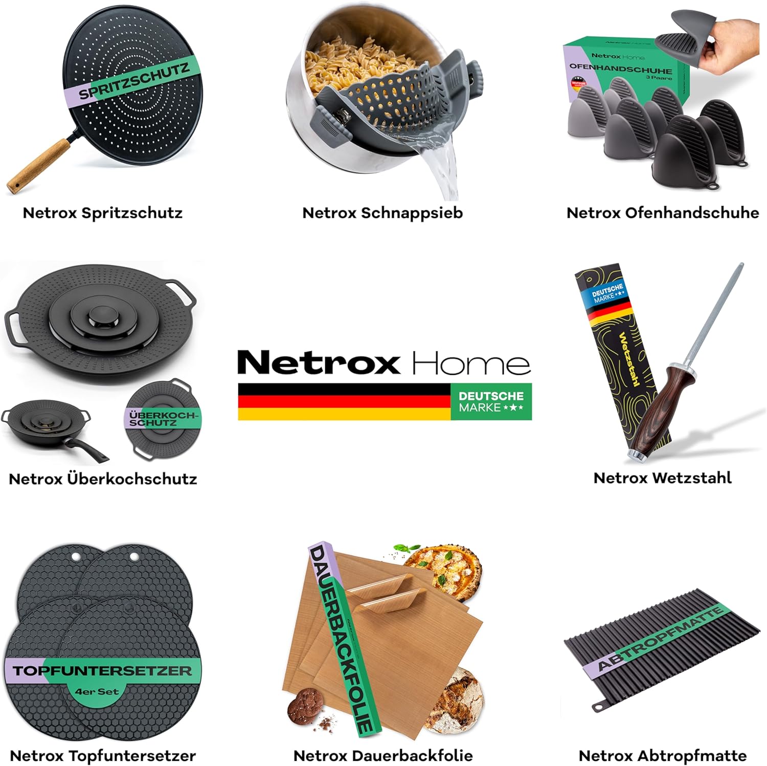 Thumbnail 6 de Netrox faltbares Küchensieb aus Silikon