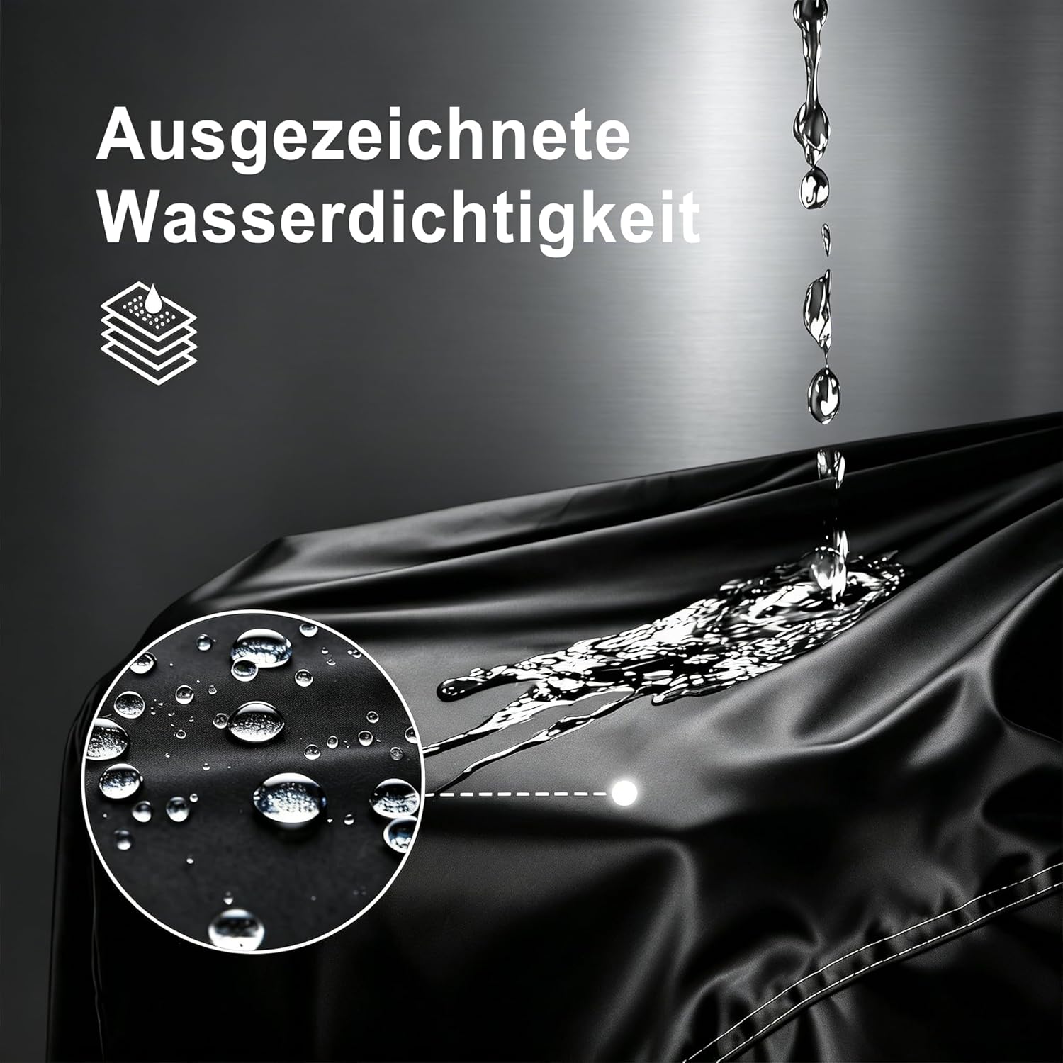 Detalle 2 de ZUAPEV Fahrradabdeckung 210D wasserfest 200x110