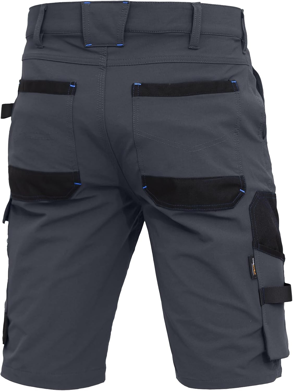 Detalle de WORK IDEA Herren Slim-Fit Stretch Arbeitsshorts – Strapazierfähig & Elegant