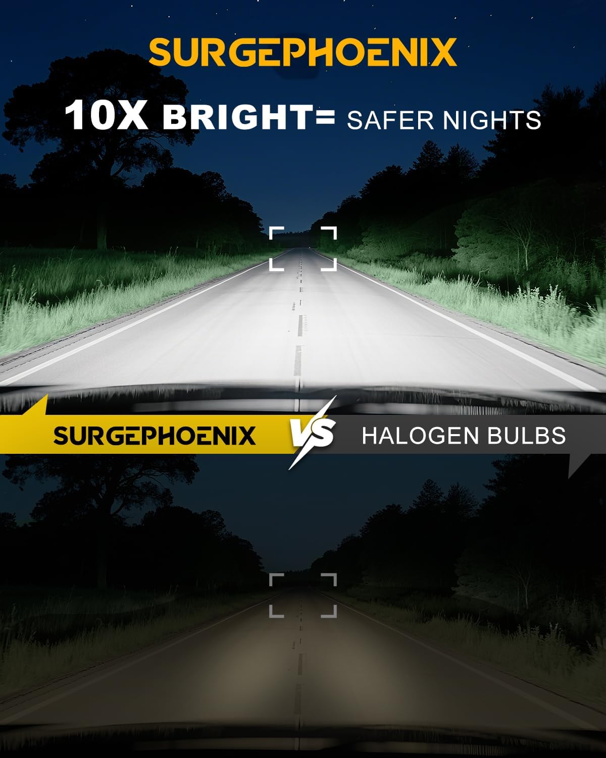 Detalle 2 de Surgephoenix H7 50000LM Bright Fog Bulbs