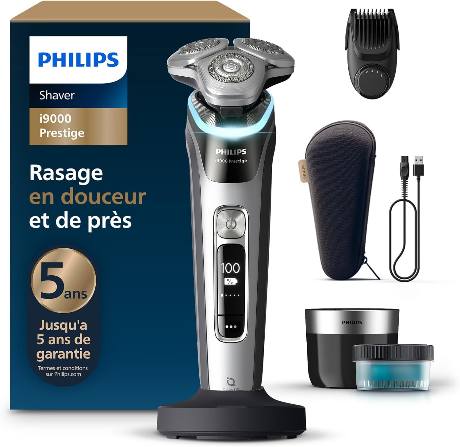 Detalle de Philips i9000 Prestige Rasoir électrique 60 min