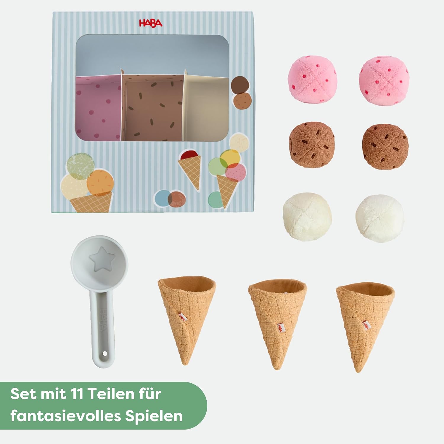 Detalle 2 de Creative Play Eisdiele von HABA ab 3 Jahren