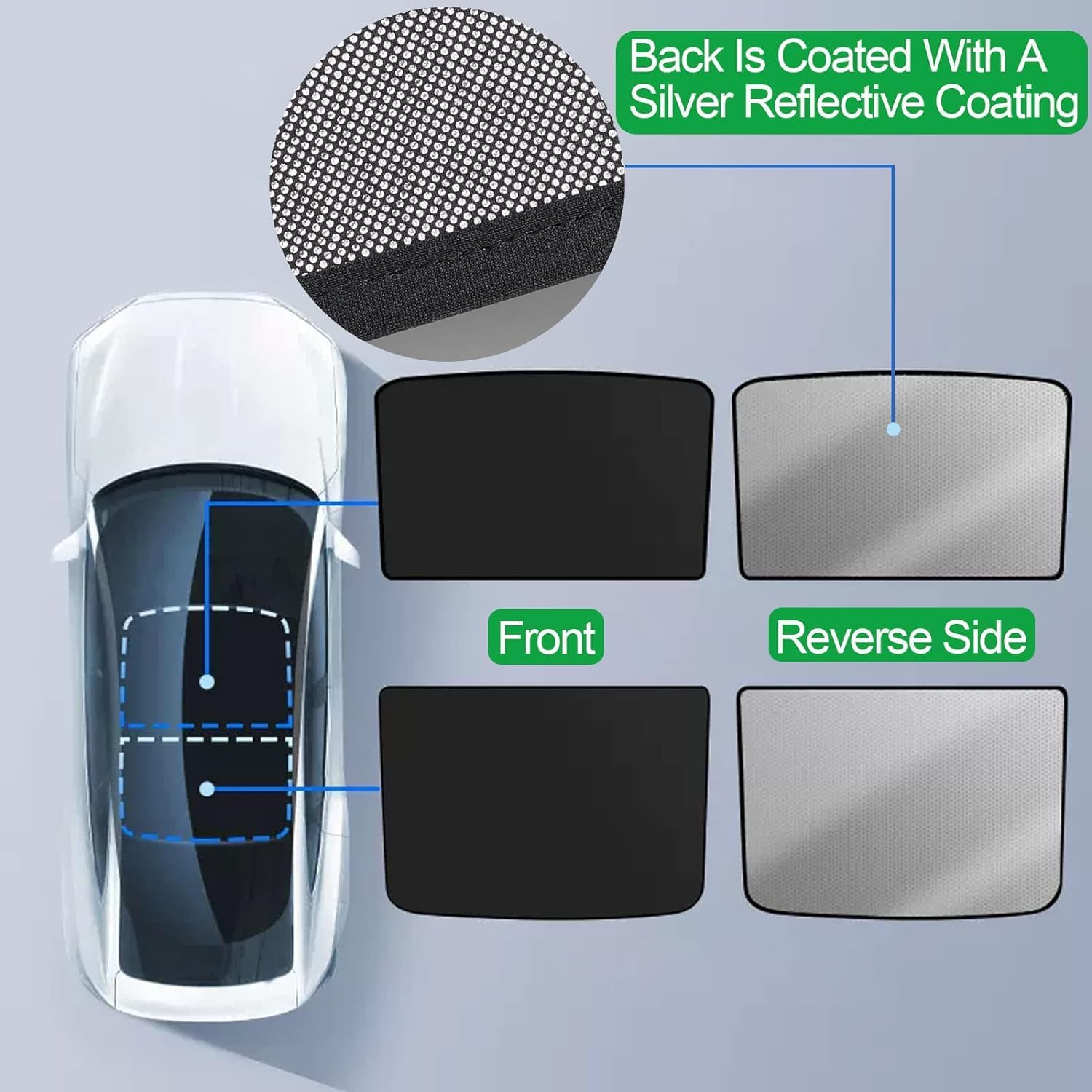 Thumbnail 1 de Tesla Model Y Sunshade Roof: Never Sag Heat-Insulating, UV-Protective Interior Accessory