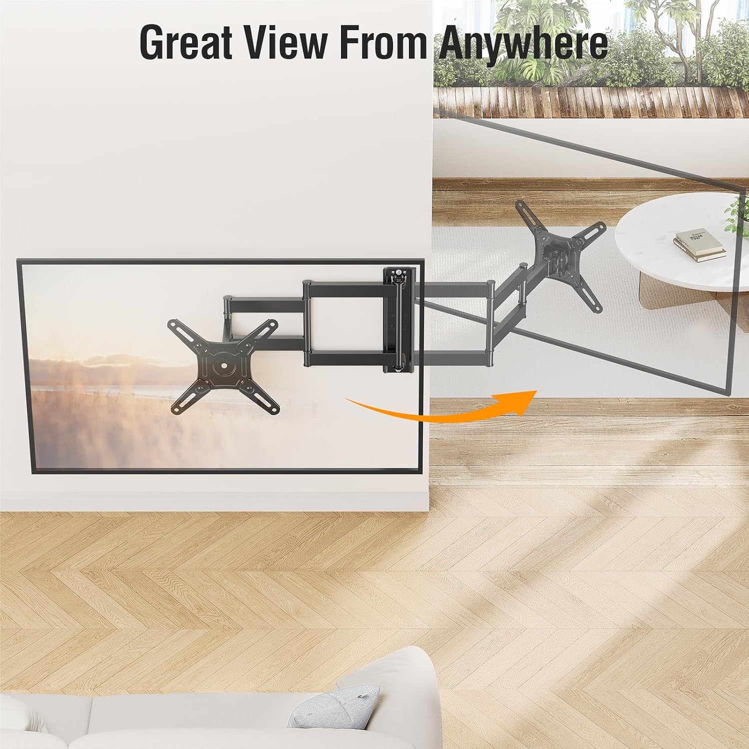 Detalle 2 de ELIVED TV Wall Mount, 21.7-Inch Arm