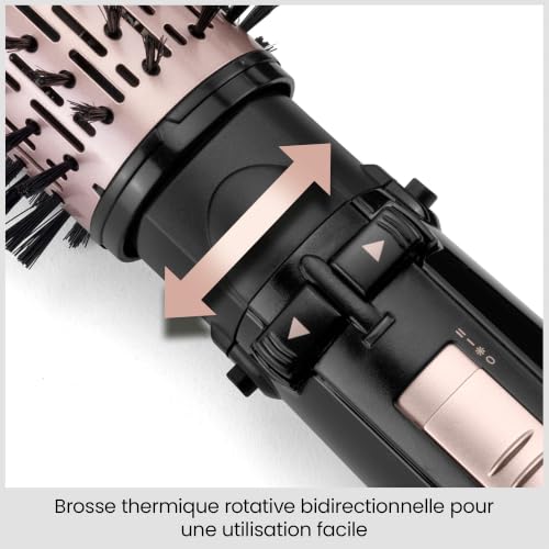 Thumbnail 6 de BaByliss AS200E Dry, Straighten and Style : sèche-cheveux rotatif avec 4 accessoires interchangeables