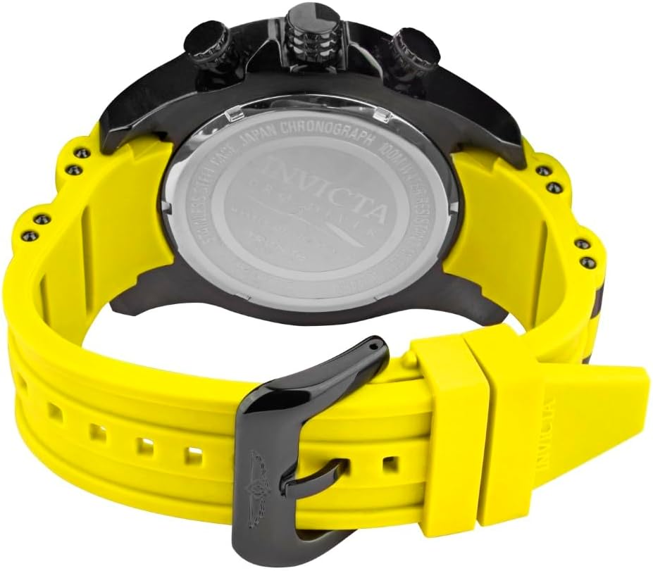 Detalle de Invicta Pro Diver 50 mm - Montre homme quartz en acier inoxydable, cadran noir