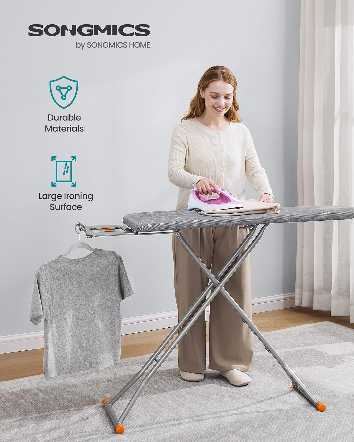 Detalle 2 de SONGMICS Ironing Board 43 x 13 Inches