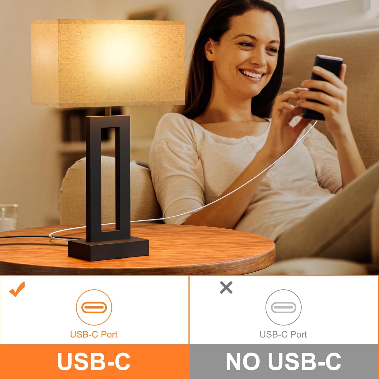 Thumbnail 6 de Seealle Touch Lamp Set 3-Way Dimmable