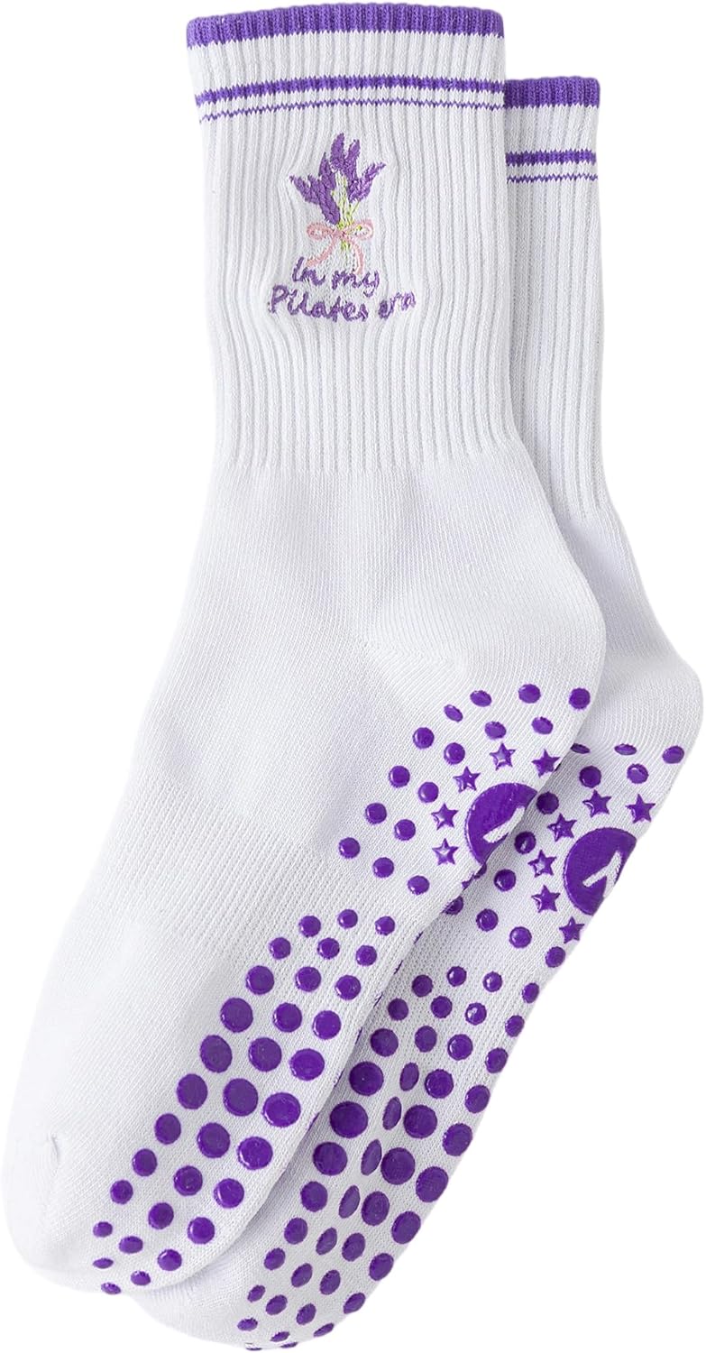 Thumbnail 6 de Yawlsow Pilates Grip Socks for Women: Non-Slip, Fashion-Forward Footwear for Yoga and More