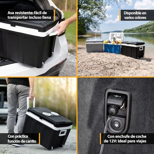 Thumbnail 3 de TZS First Austria nevera eléctrica portátil de 45 litros (12 V y 230 V) negra