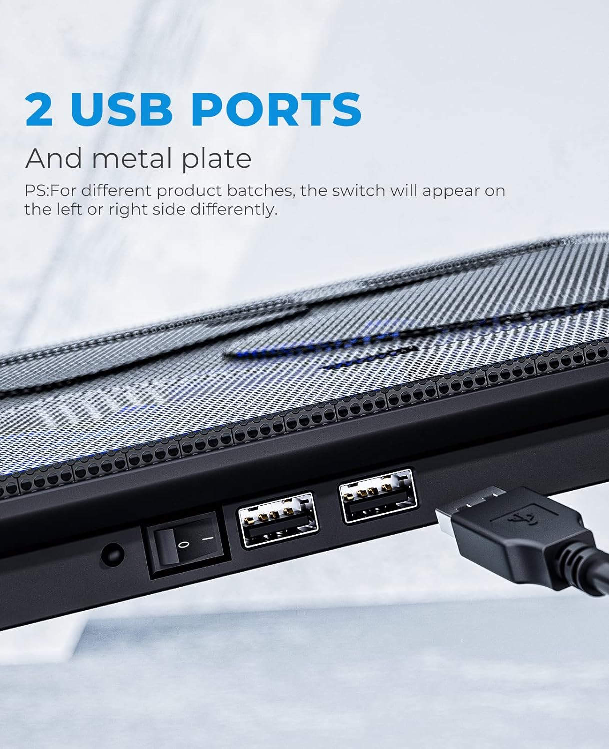 Detalle 2 de havit HV-F2056 15.6-17 inch Cooling Pad