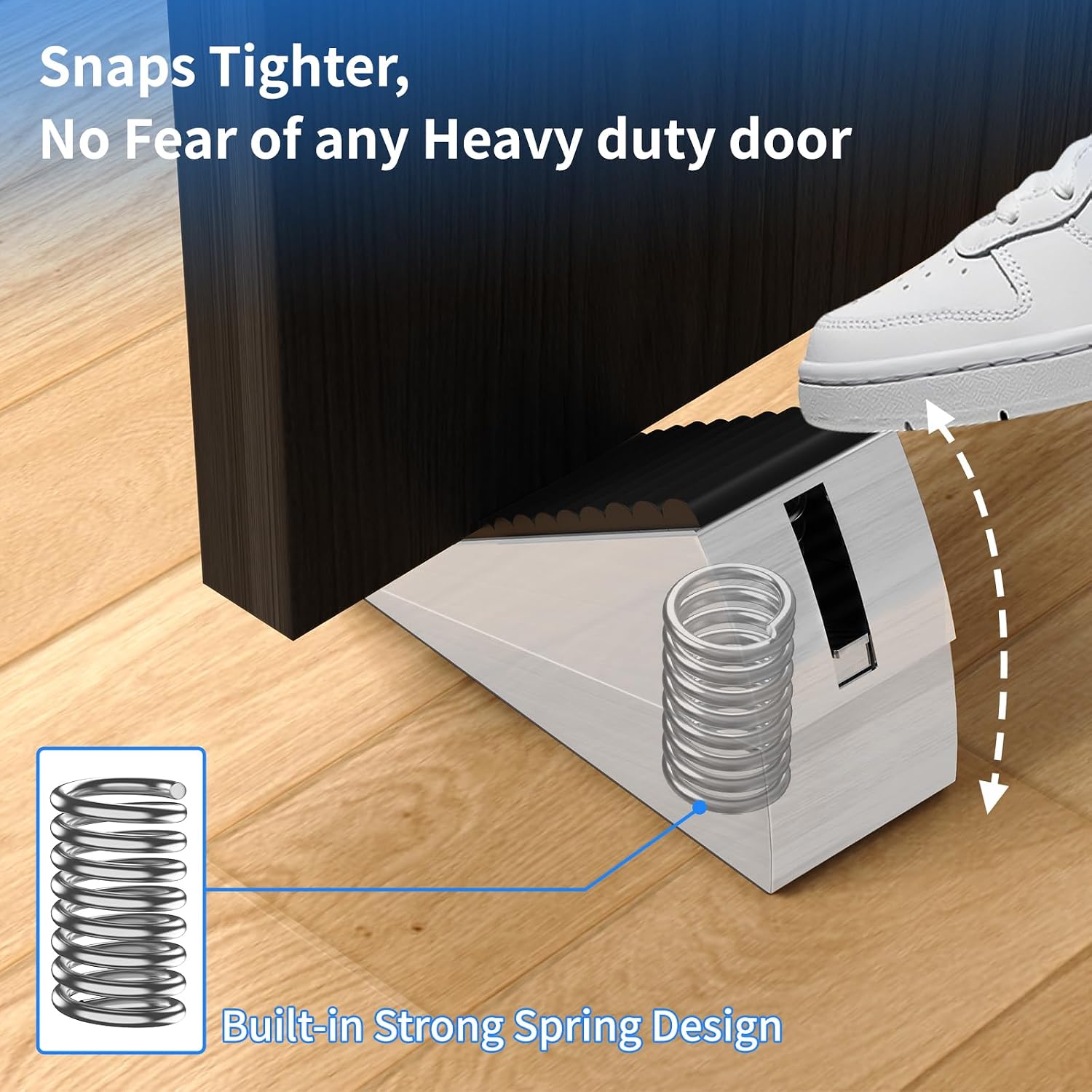 Thumbnail 4 de Mzsyxxm Heavy Duty Door Stoppers, 2-Pack Metal Spring Door Wedges