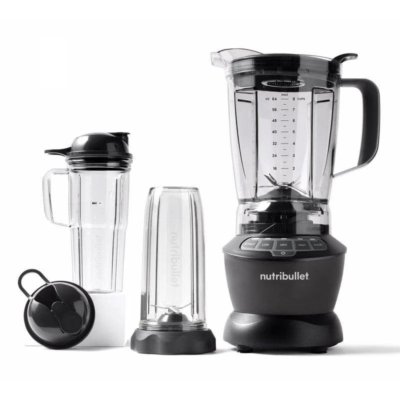 Detalle de Nutribullet Full Size Combo: Batidora de Vaso 1.8 L, 1200 W en Gris Oscuro