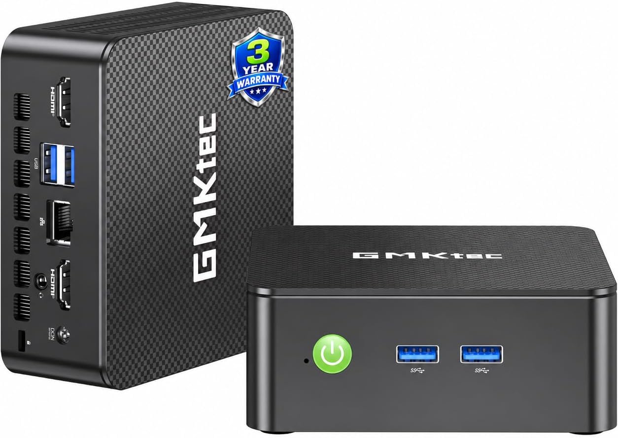 Detalle de GMKtec K15 AI Mini PC: Ultra-Efficient Performance for Multi-Display Tasks
