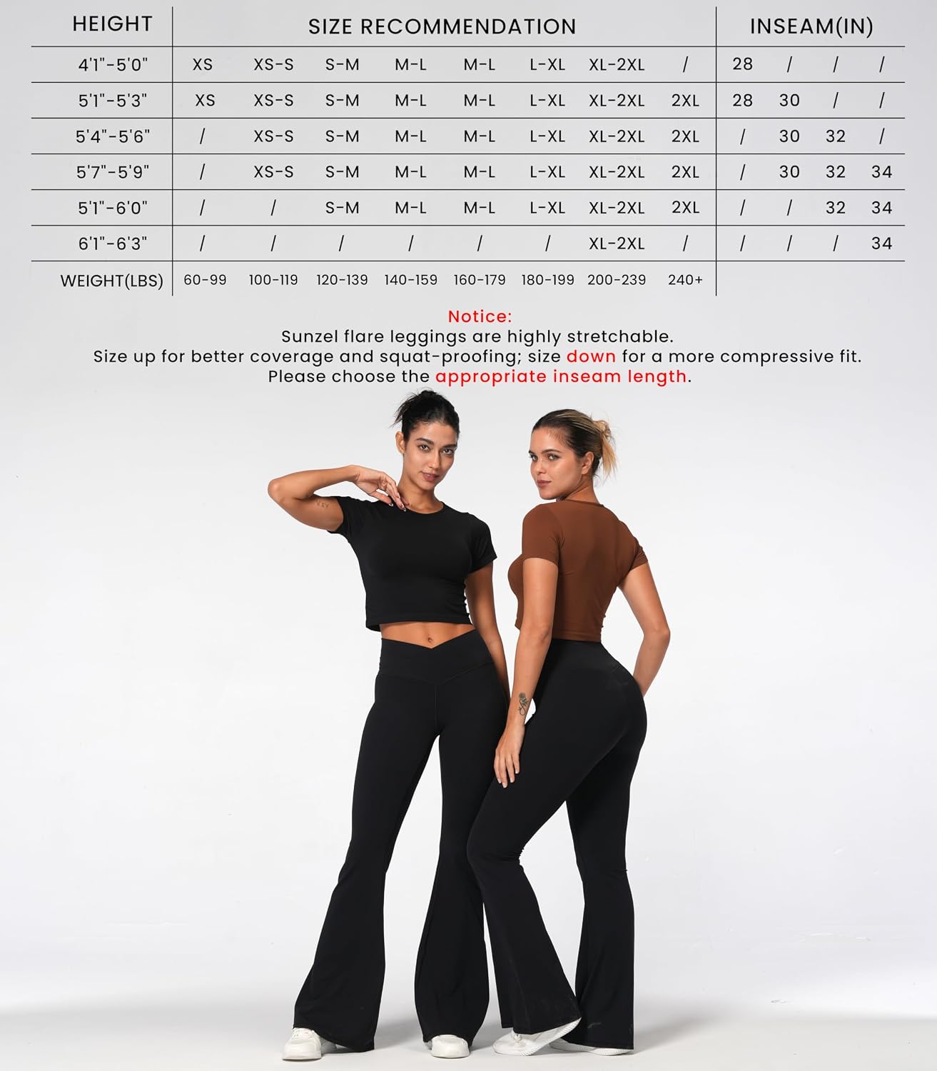 Thumbnail 2 de Sunzel Flare Leggings in Nylon