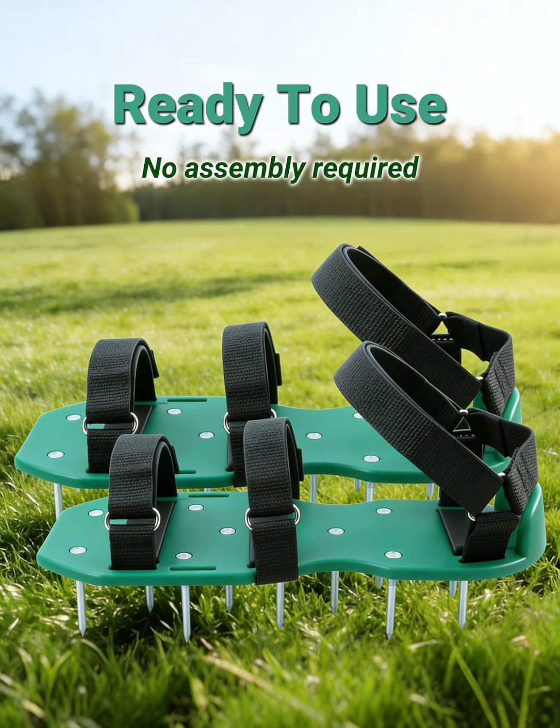 Thumbnail 3 de MILLUXXi Lawn Aerator Shoes, 48 mm Spikes