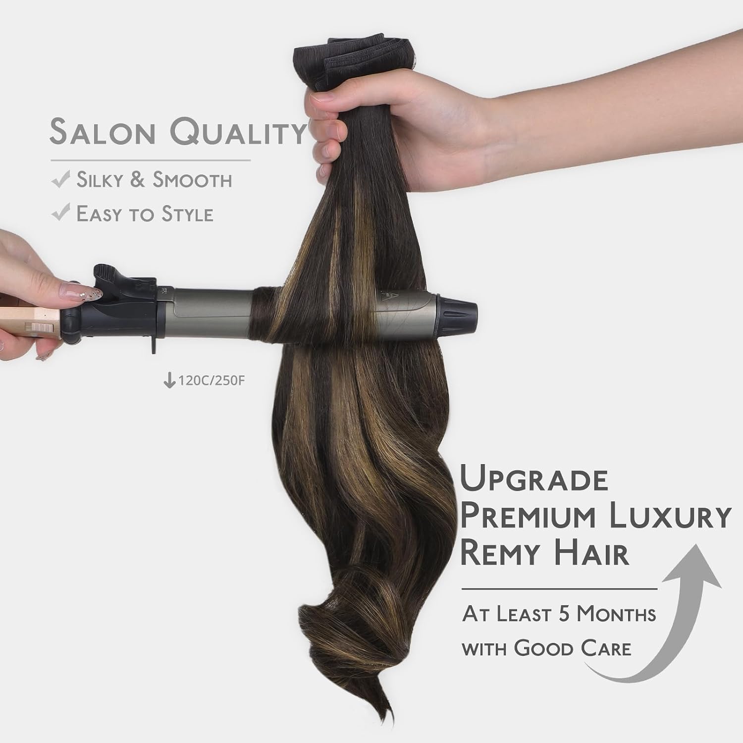 Thumbnail 5 de Wennalife Invisi Edge 20 Inch 150g Clip-Ins