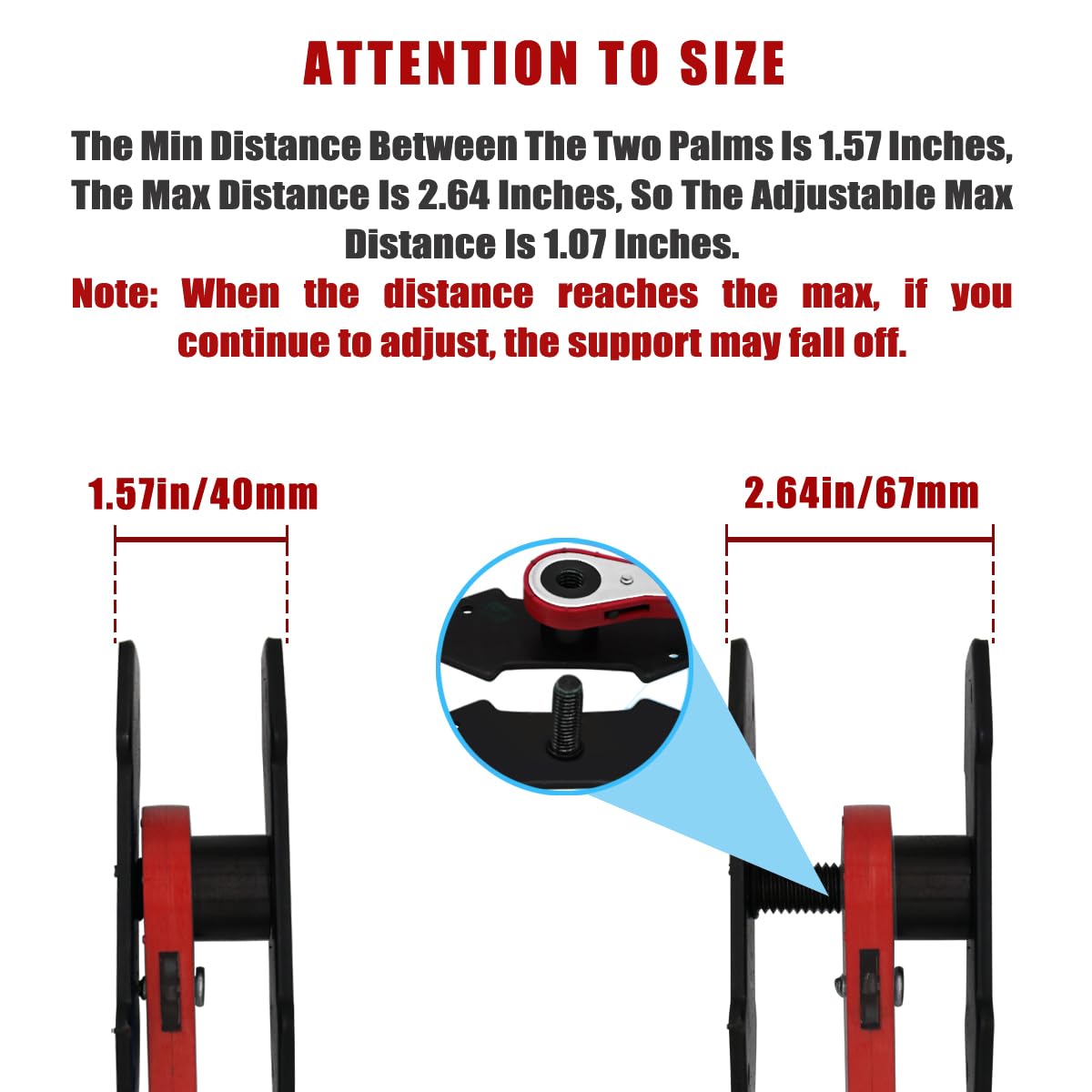 Thumbnail 2 de IRmm Brake Caliper Compression Tool — 360° Swing Ratchet, 2 Steel Plates, Red