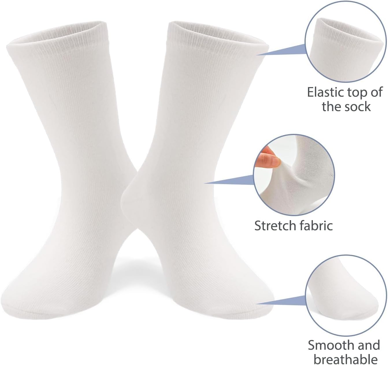 Detalle 1 de Bearbay Non-Slip Toddler Socks, 9 Pairs