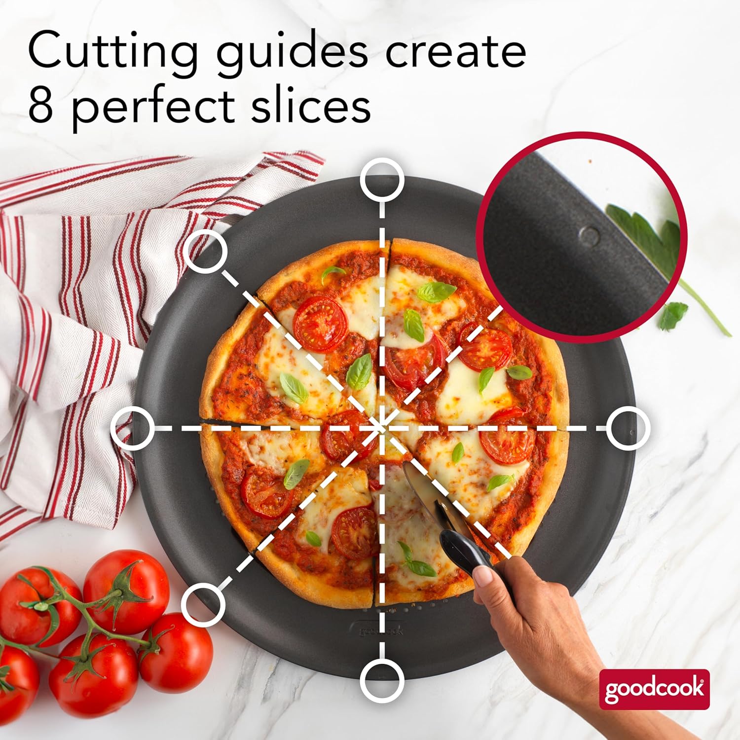 Thumbnail 6 de GoodCook AirPerfect 15.75-Inch Pizza Pan