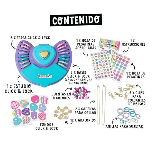Thumbnail 2 de Bizak Click & Lock Diseña tus joyas, kit para niños 🎨