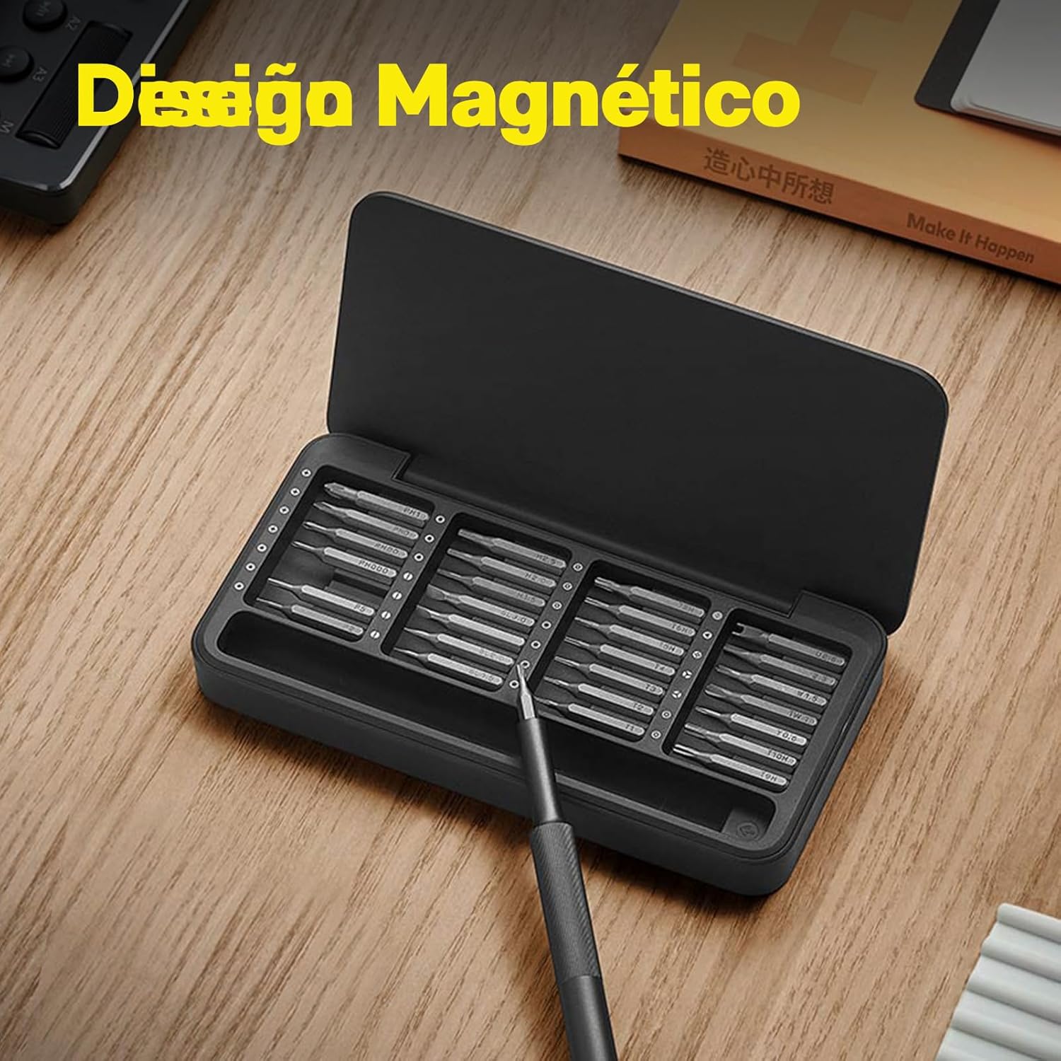 Thumbnail 2 de HOTO Set Cacciaviti Precisione 28 in 1: kit multifunzione magnetico per occhiali, telefoni e PC