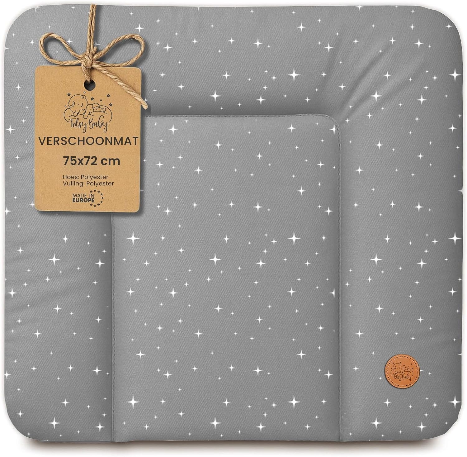Detalle de Totsy Baby Galaxie B aankleedkussen, waterafstotend polyester, 75 x 72 cm