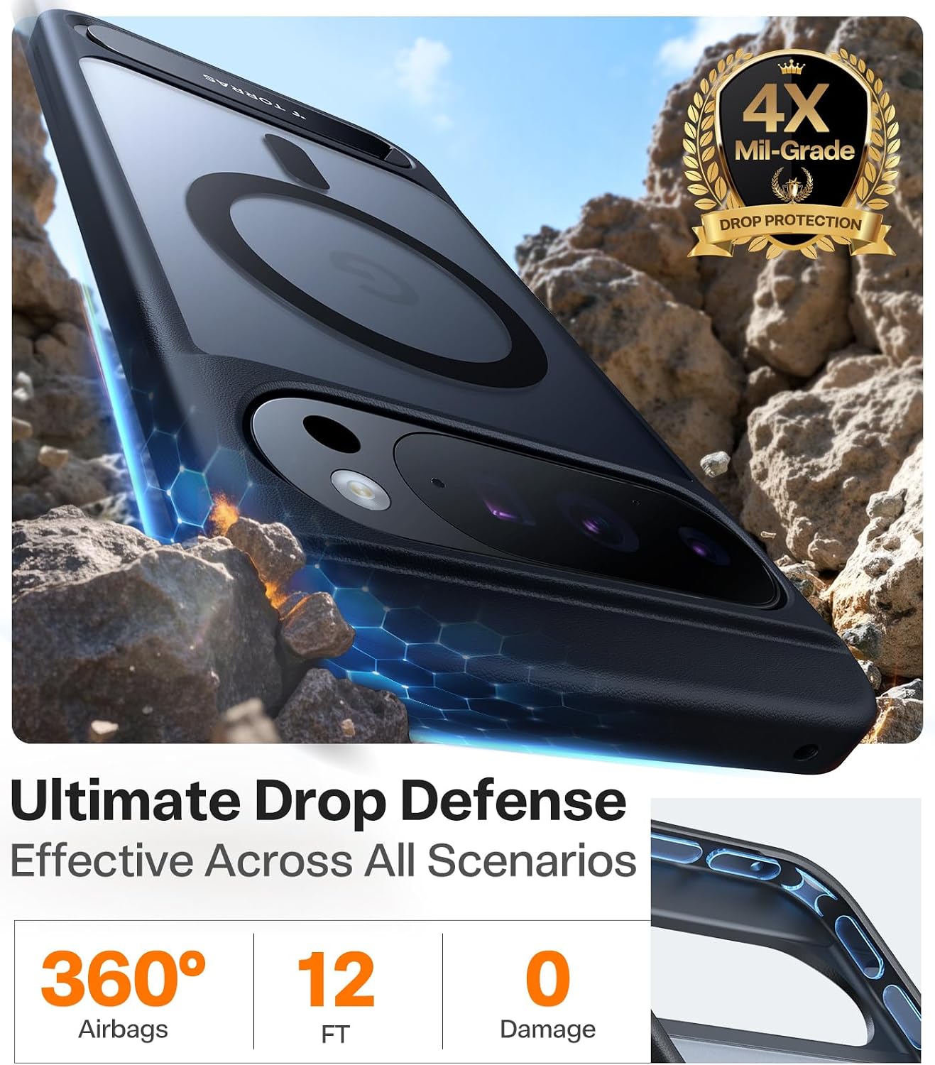 Thumbnail 4 de TORRAS Magnetic Stand for Pixel 10 Pro XL Case