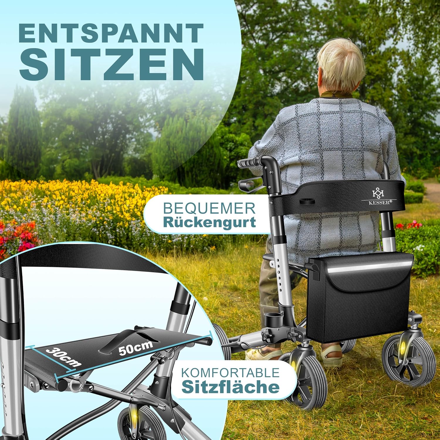 Thumbnail 3 de KESSER Rollator 7,6 kg