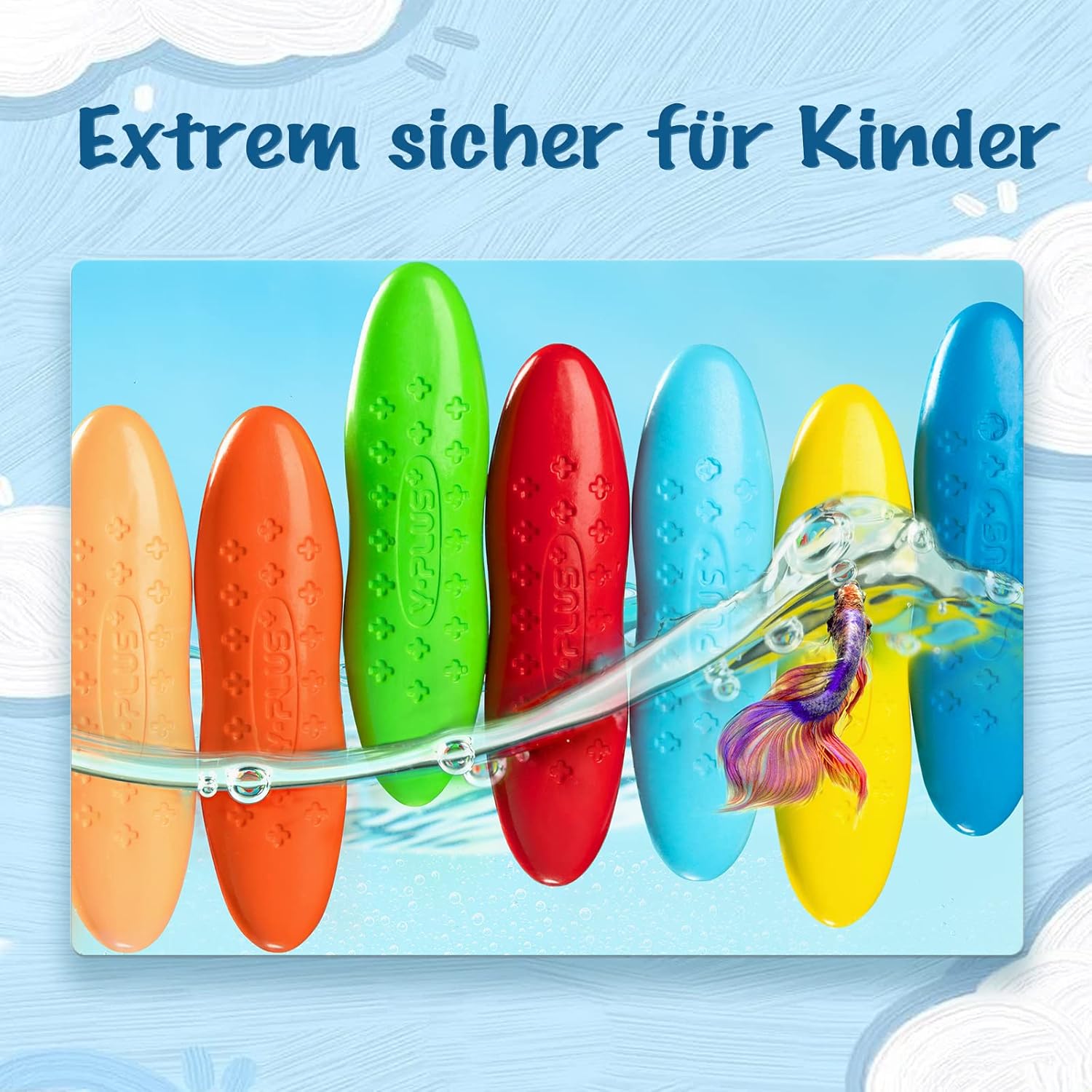 Thumbnail 2 de YPLUS Erdnuss-Wachsmalstifte mit 3 Malbüchern (Set mit 24 Farben) für Kleinkinder ab 2 Jahren