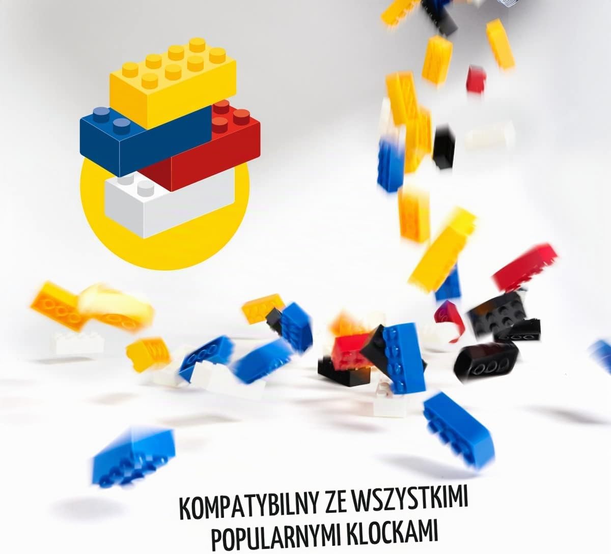 Detalle de SIMBA 104114532 Blox – 100 zielonych klocków konstrukcyjnych w puszce