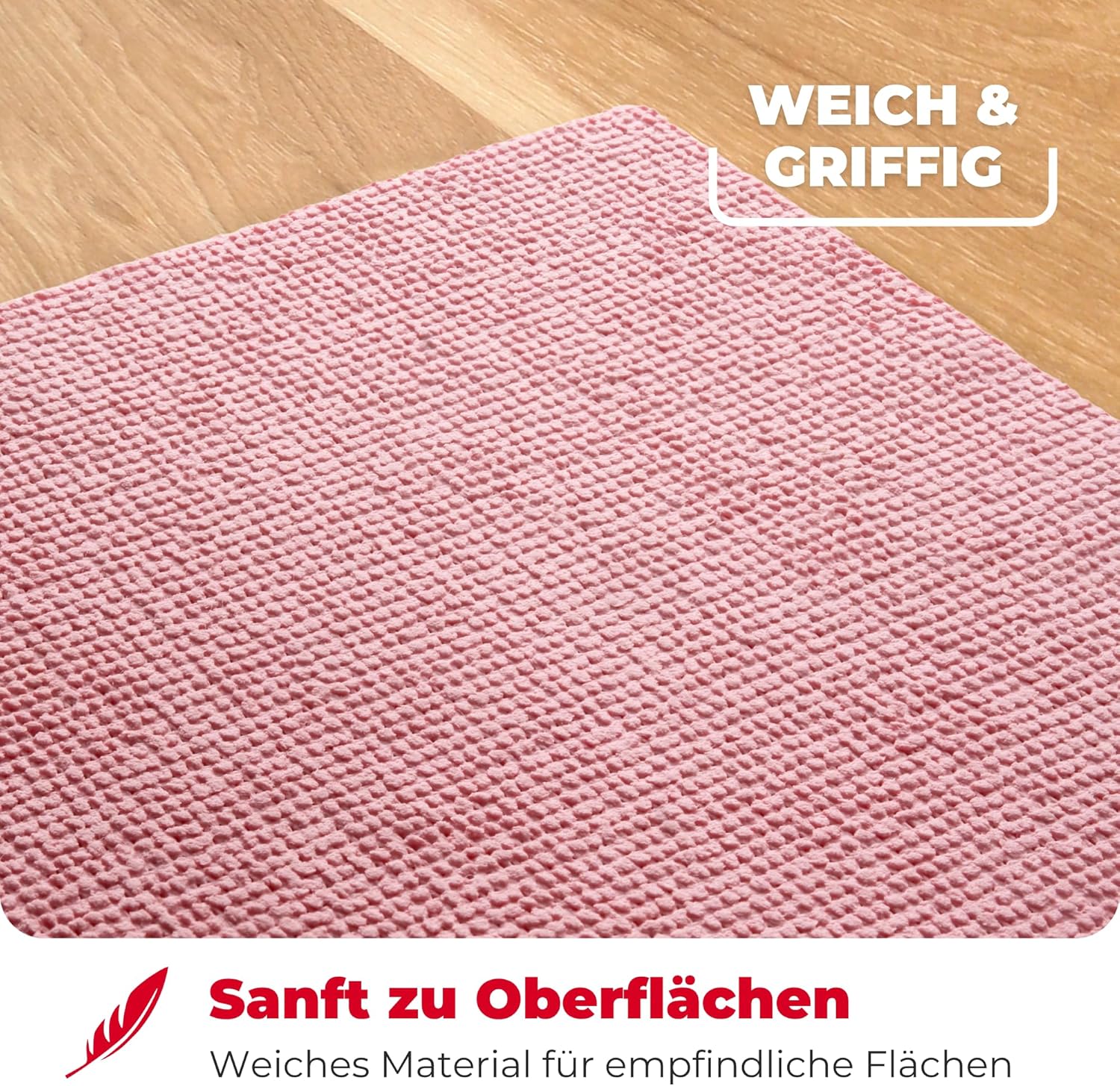 Thumbnail 5 de Vileda Actifibre Soft Universal – 10er Set Mikrofaser-Tücher für streifenfreie Reinigung ohne Chemie