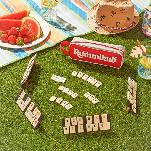Thumbnail 3 de Rummikub Mini Pouch Travel Game by Ideal — 2–4 Players, Portable Family Strategy