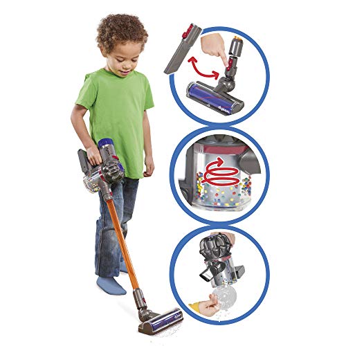Detalle de ODS V8 Dyson Aspirapolvere Giocattolo per Bambini – Colore Grigio, Arancione e Viola, 20800