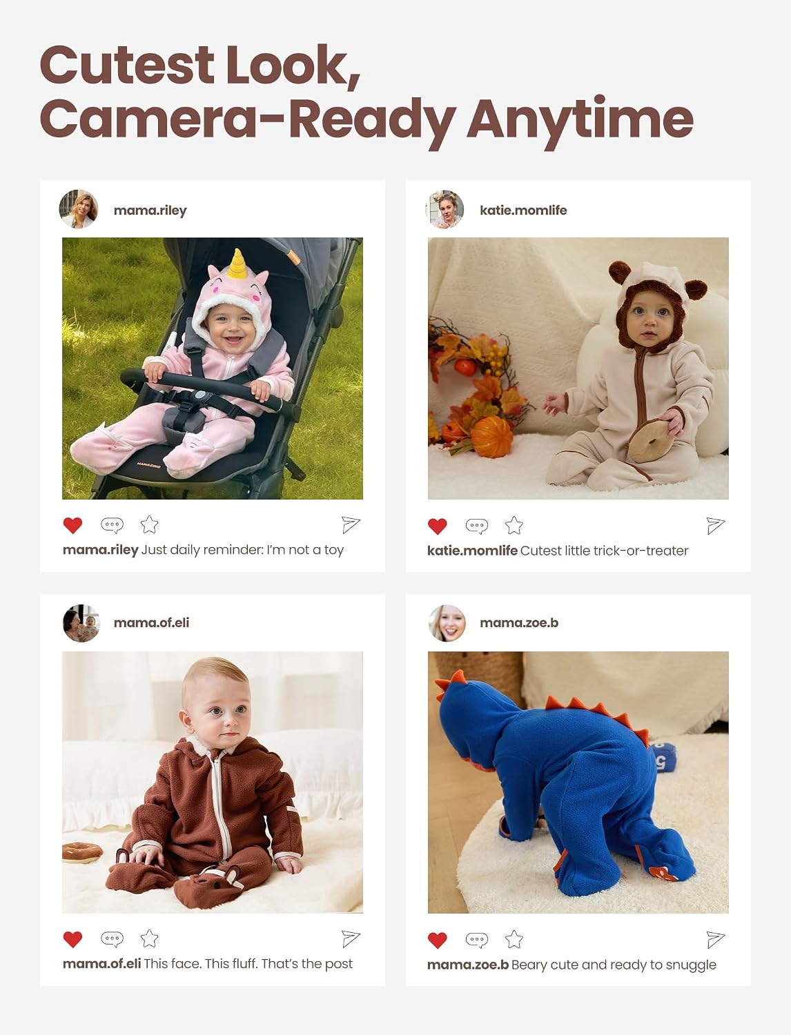 Thumbnail 6 de PATPAT Baby Fleece Footie